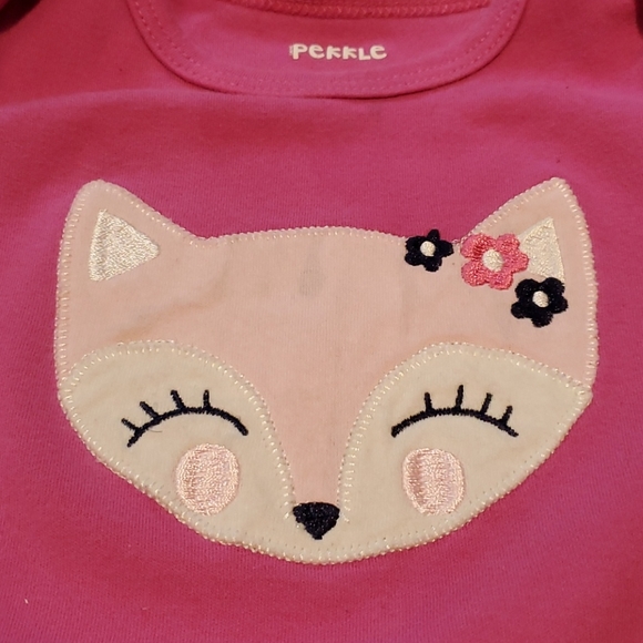 💚 Pekkle | Baby Girl 2-Piece Outfit | Pink | 9M - Picture 3 of 6